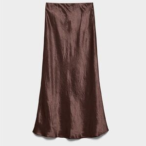 Babaton Brown Midi Skirt